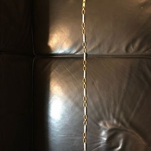 Sexy Vintage gold plated and white belt